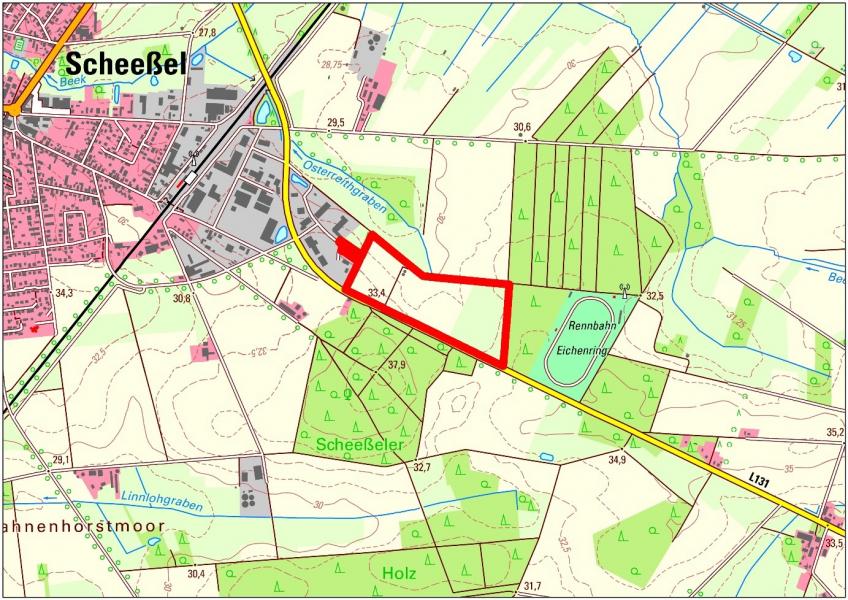 Bebauungsplan Nr. 79 Gewerbepark Ost Scheeßel 1100 600