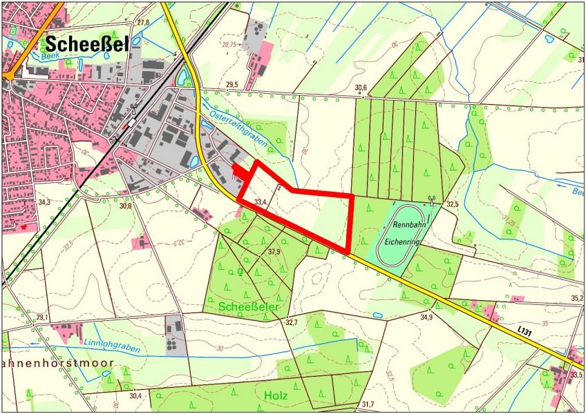 Bebauungsplan Nr. 79 Gewerbepark Ost Scheeßel 1100 600