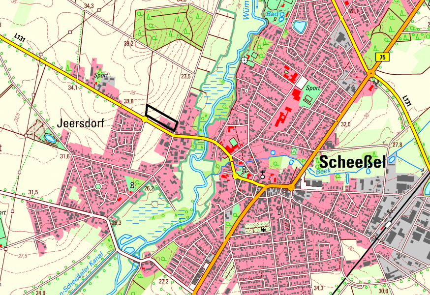 Bebauungsplanes Nr. 14 Jeersdorfer Waldweg