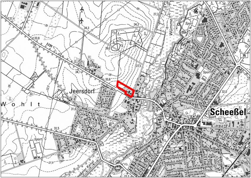 Bebauungsplanes Nr. 14 Jeersdorfer Waldweg 75. Änderung des Flächennutzungsplanes
