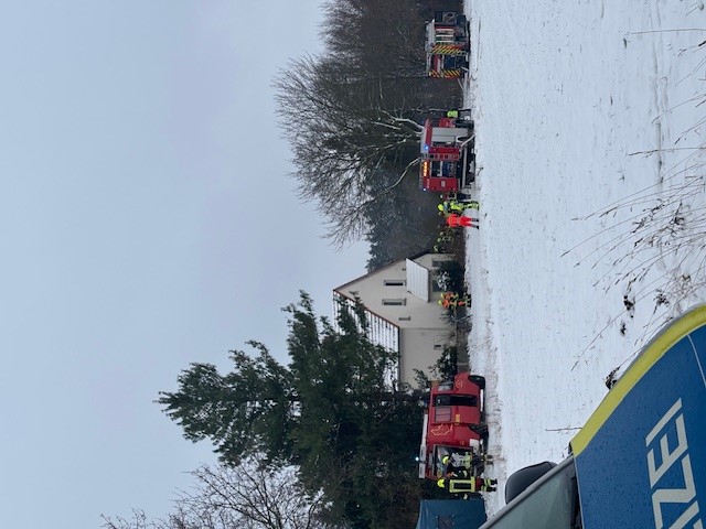 Brand in der Obdachlosenunterkunft