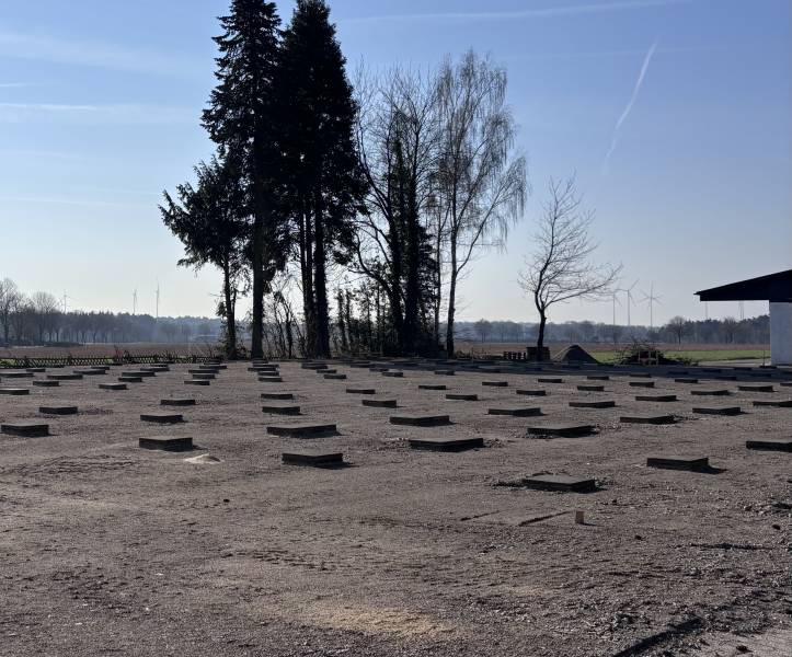 Containerunterkunft Leehopweg - Anlieferung beginnt