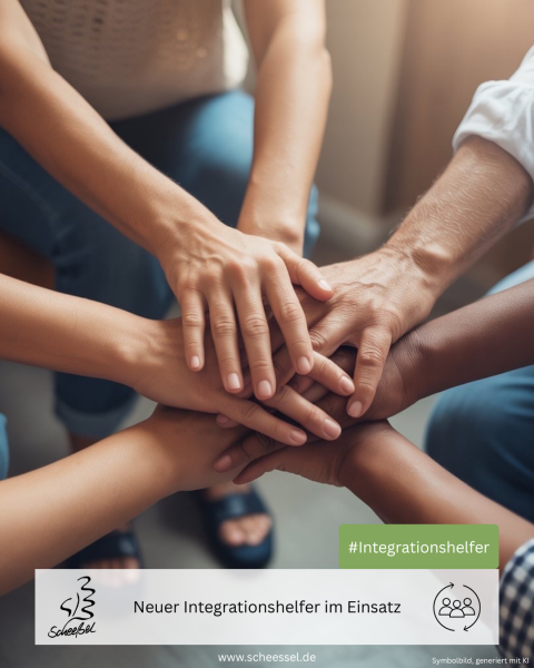 Neuer Integrationshelfer startet seine Arbeit