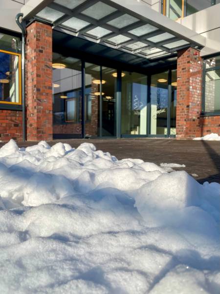 Einhaltung der Räum- und Streupflicht bei Eis und Schnee