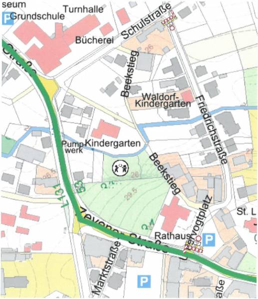 Verkehrsbeschränkung in der Friedrichstraße, Beekstieg und Untervogtplatz