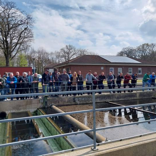 Zusammenkunft der Mitarbeiter der Kläranlagen Rotenburg – Stade