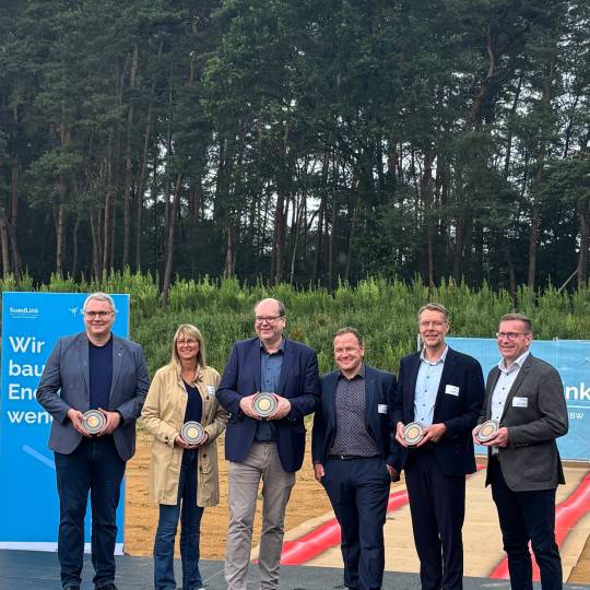 Suedlink: Erster Bauabschnitt in Deutschland in Scheeßel abgeschlossen