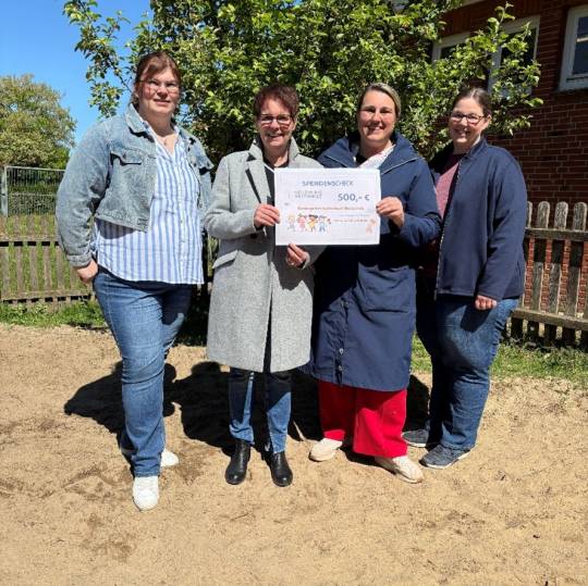 500 € Spende für den Kindergarten Westerholz!  