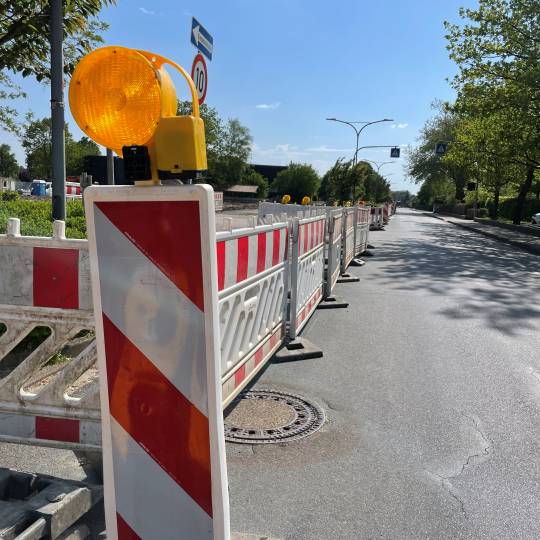 Vollsperrung Jeersdorfer Waldweg